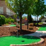 View of Aqua Golf miniature golf course