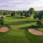 Hole #13 Green with Two Front Bunkers