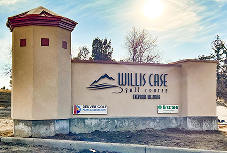 Willis Case New Entry Sign - Front